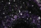 Sparkly, Dark Purple Amethyst Geode - Uruguay #378176-4